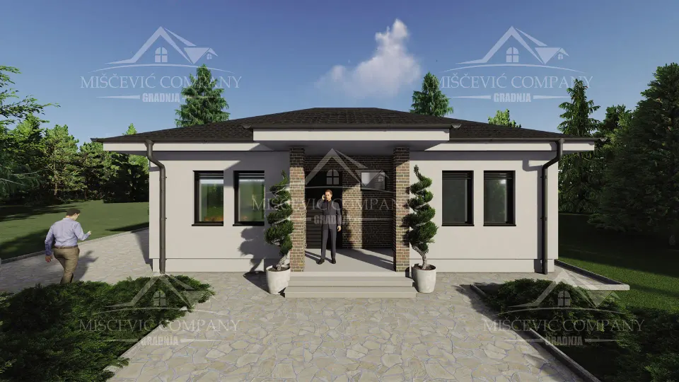 Montažna kuća Tip 111, 111 m², Miščević Company
