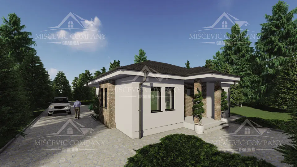 Montažna kuća Tip 111, 111 m², Miščević Company