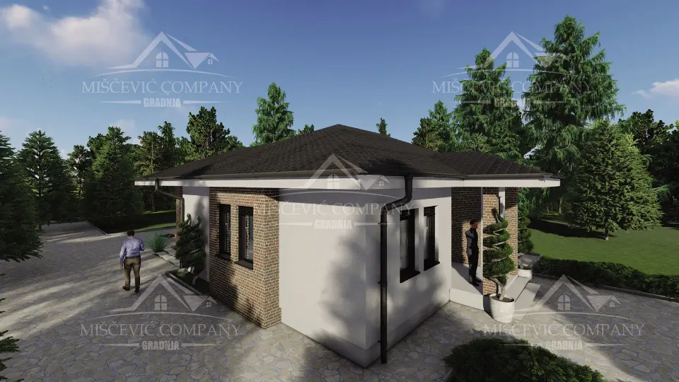 Montažna kuća Tip 111, 111 m², Miščević Company