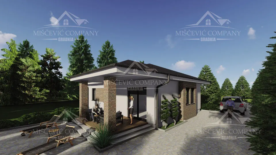 Montažna kuća Tip 111, 111 m², Miščević Company
