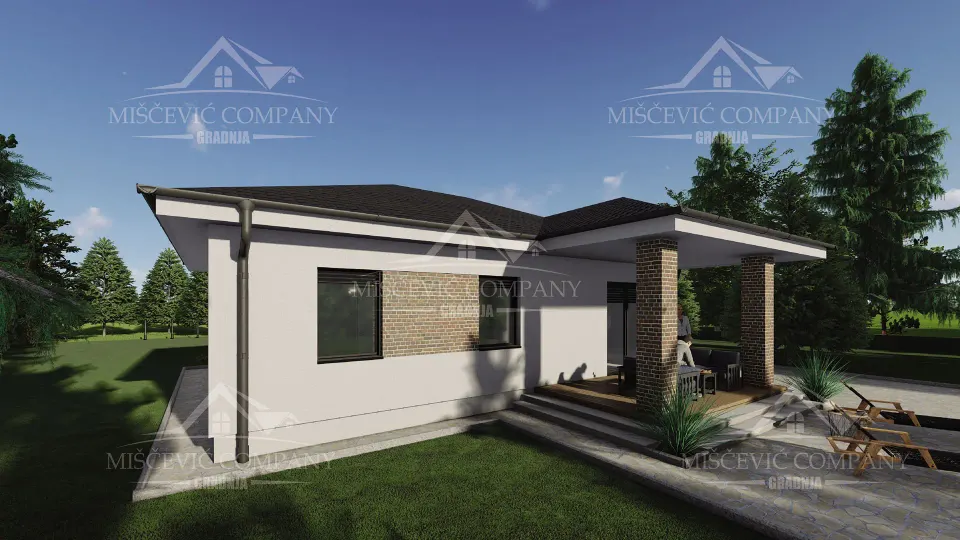 Montažna kuća Tip 111, 111 m², Miščević Company