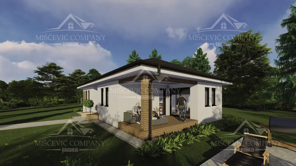 Montažna kuća Tip 118, 118 m², Miščević Company