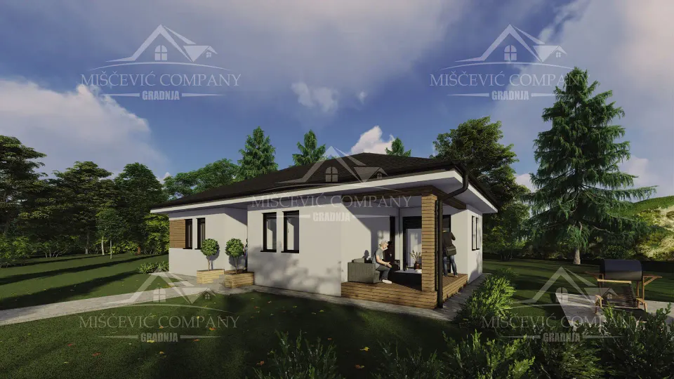 Montažna kuća Tip 118, 118 m², Miščević Company