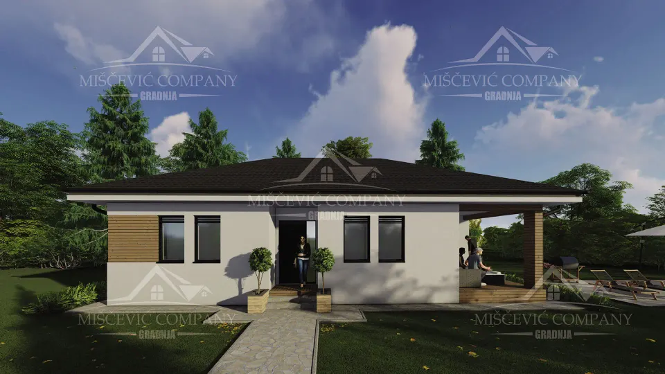 Montažna kuća Tip 118, 118 m², Miščević Company