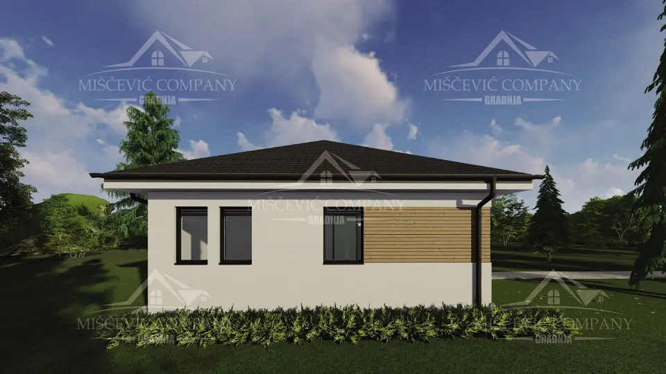Montažna kuća Tip 118, 118 m², Miščević Company