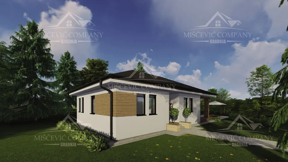 Montažna kuća Tip 118, 118 m², Miščević Company
