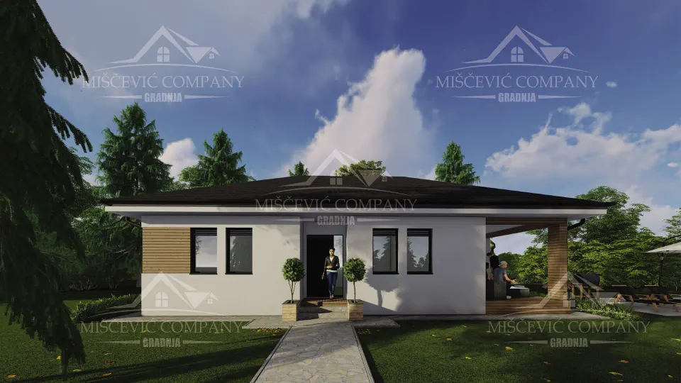 Montažna kuća Tip 118, 118 m², Miščević Company