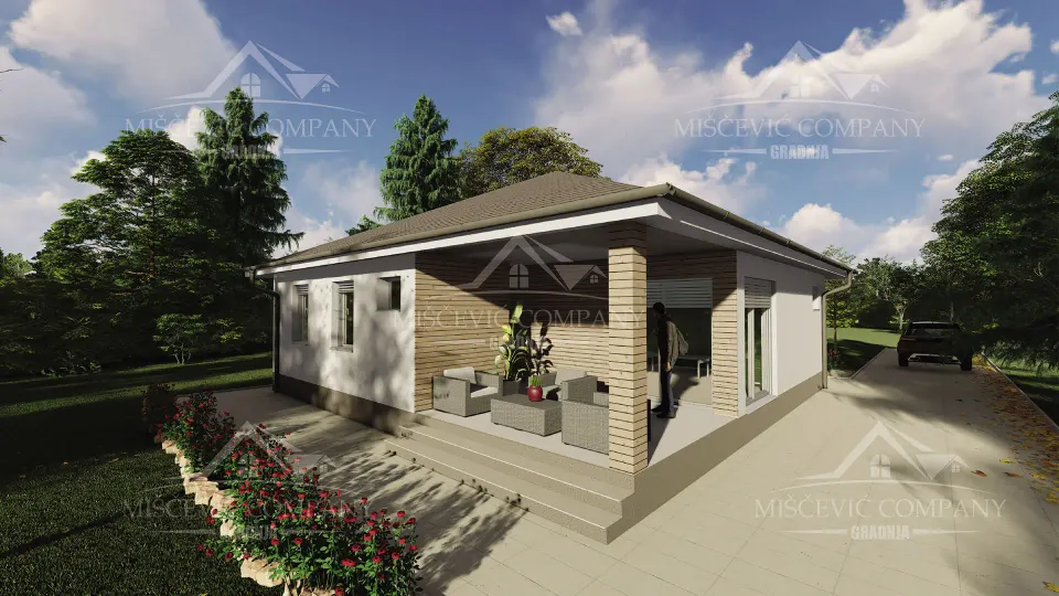 Montažna kuća Tip 127, 127 m², Miščević Company