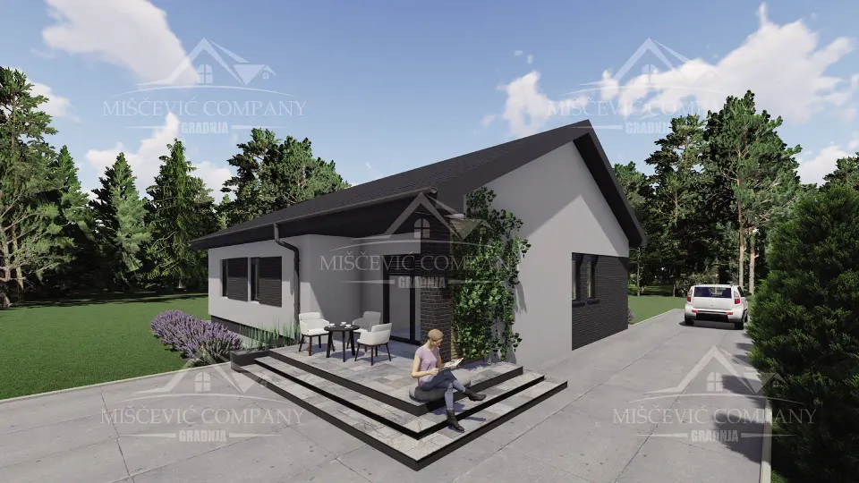 Montažna kuća Tip 142, 142 m², Miščević Company