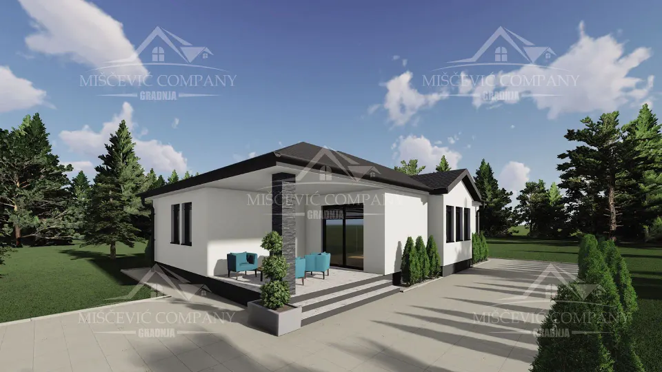 Montažna kuća Tip 170, 170 m², Miščević Company