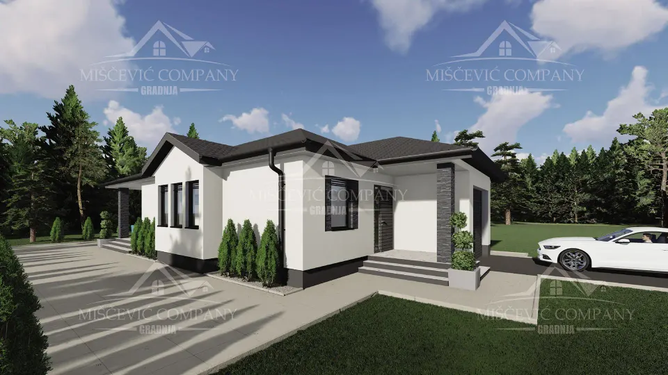 Montažna kuća Tip 170, 170 m², Miščević Company
