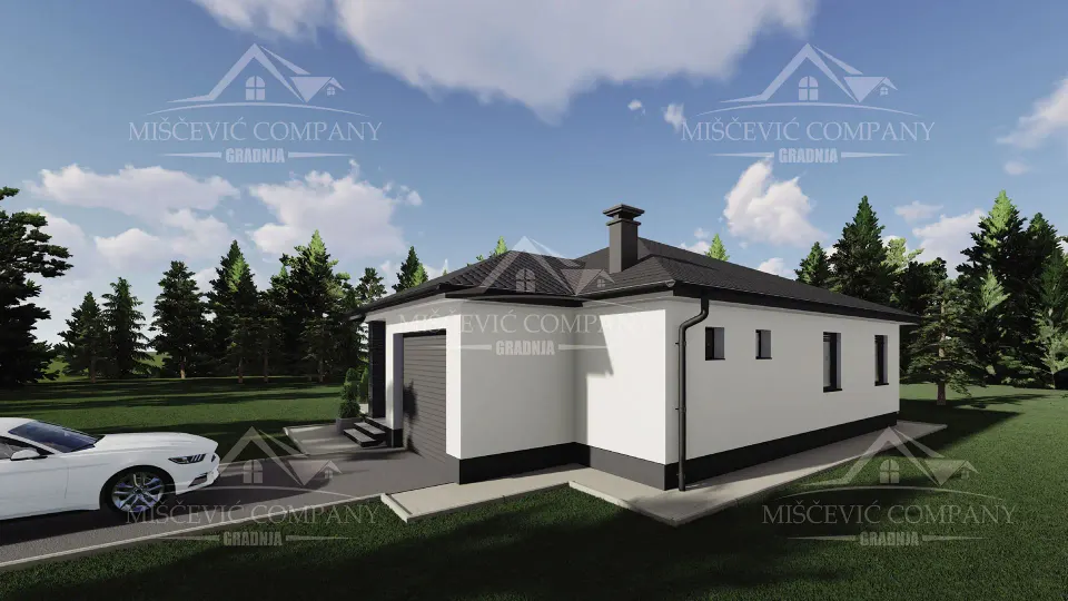 Montažna kuća Tip 170, 170 m², Miščević Company