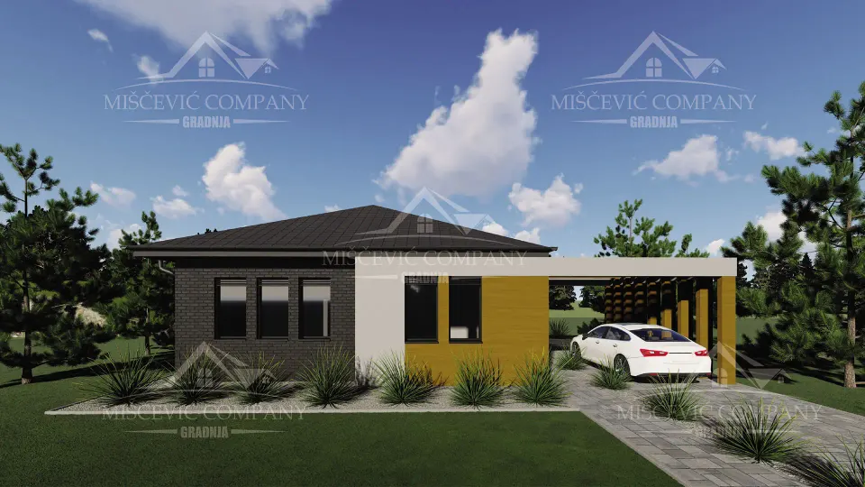 Montažna kuća Tip 187, 187 m², Miščević Company