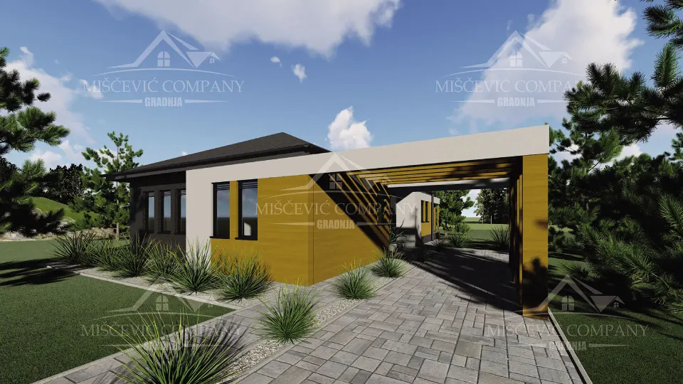 Montažna kuća Tip 187, 187 m², Miščević Company