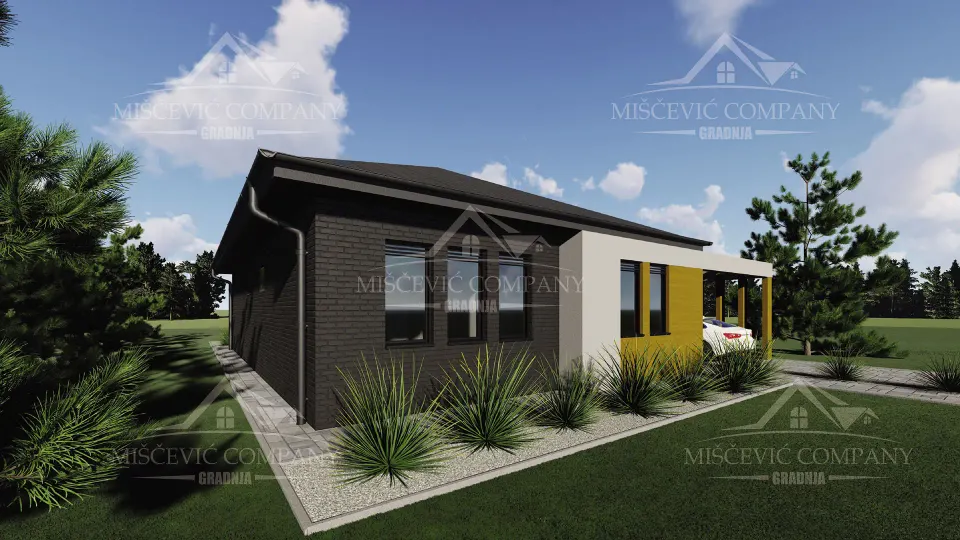 Montažna kuća Tip 187, 187 m², Miščević Company