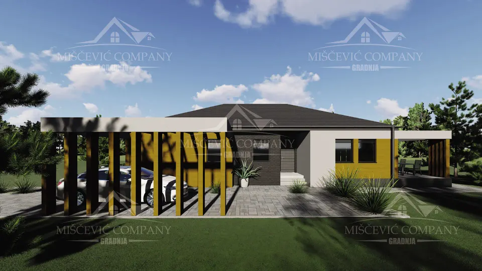 Montažna kuća Tip 187, 187 m², Miščević Company