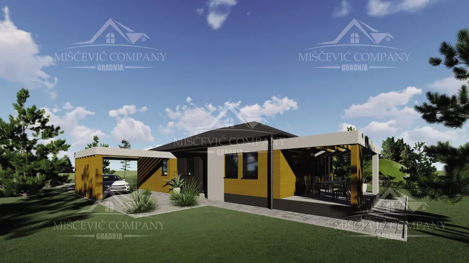 Montažna kuća Tip 187, 187 m², Miščević Company