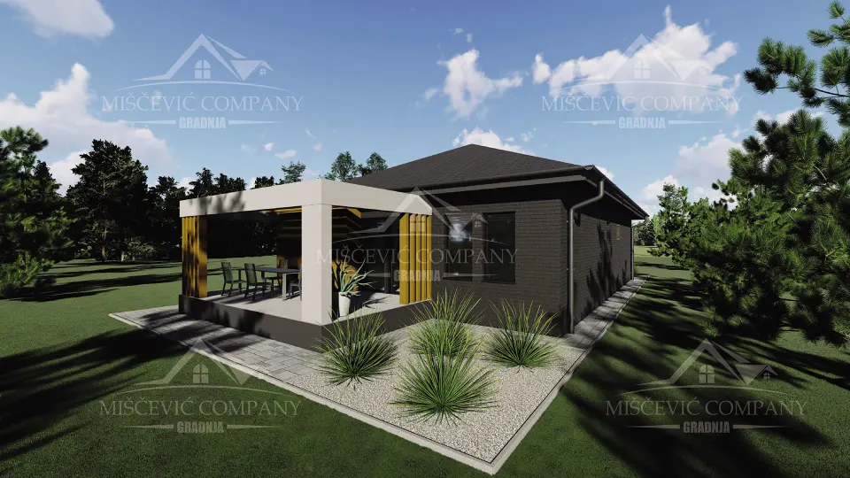 Montažna kuća Tip 187, 187 m², Miščević Company