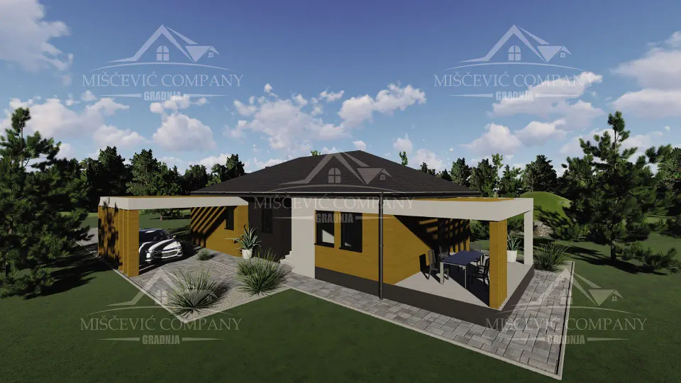 Montažna kuća Tip 187, 187 m², Miščević Company