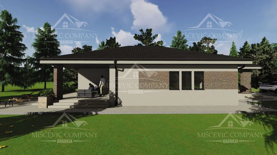 Montažna kuća Tip 192, 192 m², Miščević Company