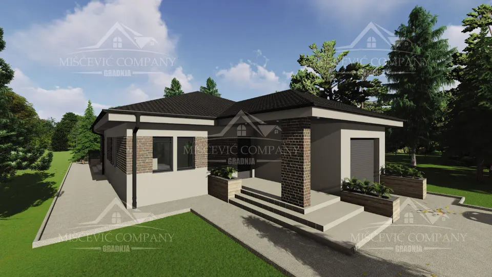 Montažna kuća Tip 192, 192 m², Miščević Company