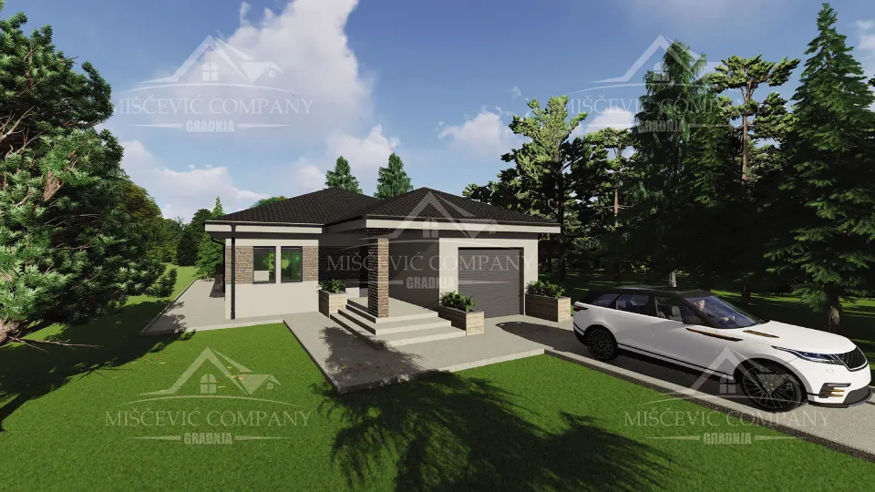 Montažna kuća Tip 192, 192 m², Miščević Company
