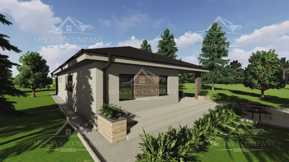 Montažna kuća Tip 192, 192 m², Miščević Company