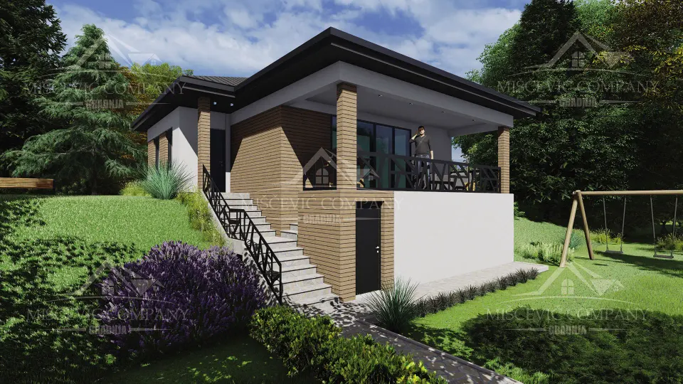 Montažna kuća Tip 86, 86 m², Miščević Company