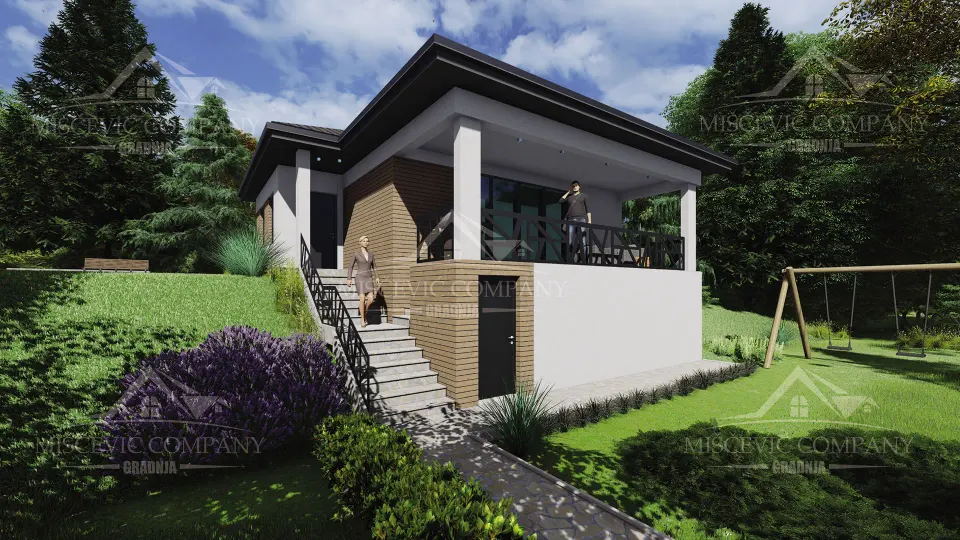 Montažna kuća Tip 86, 86 m², Miščević Company