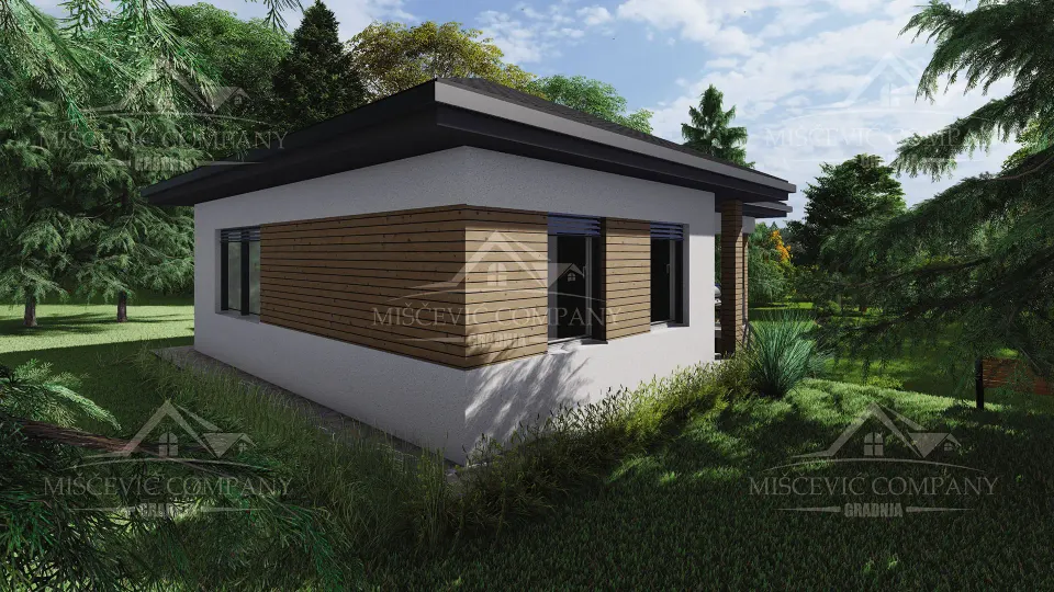 Montažna kuća Tip 86, 86 m², Miščević Company
