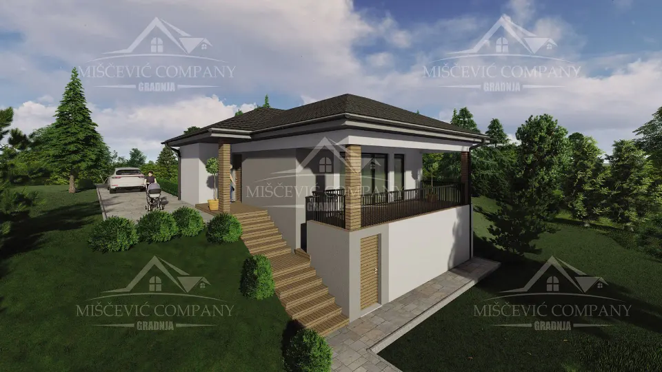 Montažna kuća Tip 94, 94 m², Miščević Company