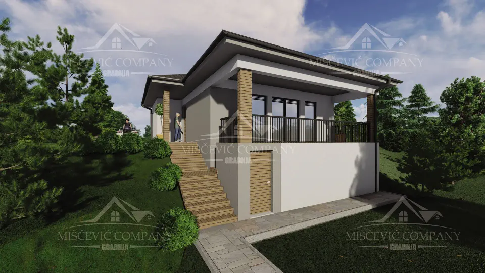 Montažna kuća Tip 94, 94 m², Miščević Company
