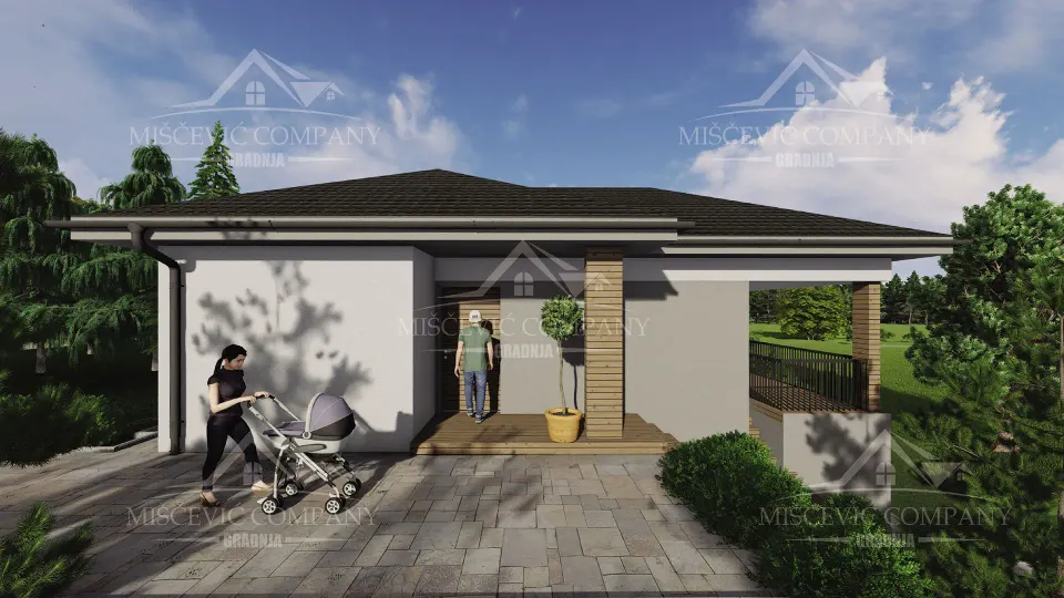Montažna kuća Tip 94, 94 m², Miščević Company