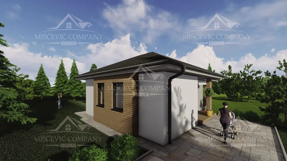 Montažna kuća Tip 94, 94 m², Miščević Company