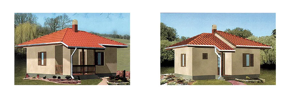 Montažna kuća Tip 44, 44 m², MK Rudak