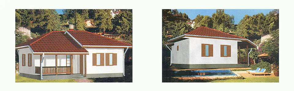 Montažna kuća Tip 66, 66 m², MK Rudak