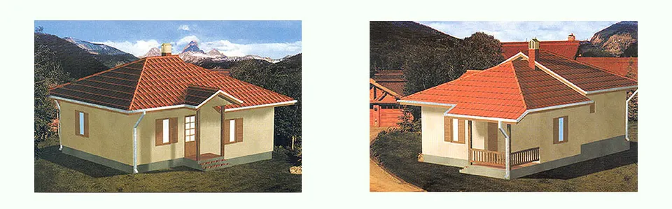 Montažna kuća Tip 68, 68 m², MK Rudak