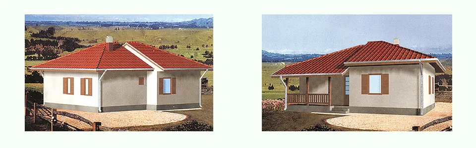 Montažna kuća Tip 77, 77 m², MK Rudak