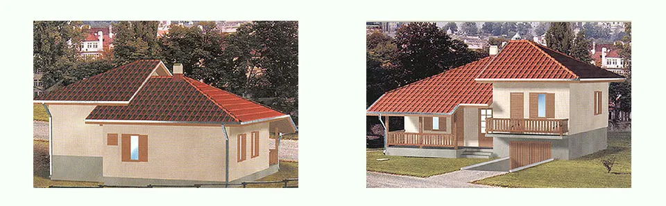 Montažna kuća Tip 86, 86 m², MK Rudak