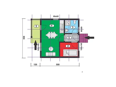 Montažna kuća Tip 90, 90 m², MK Rudak