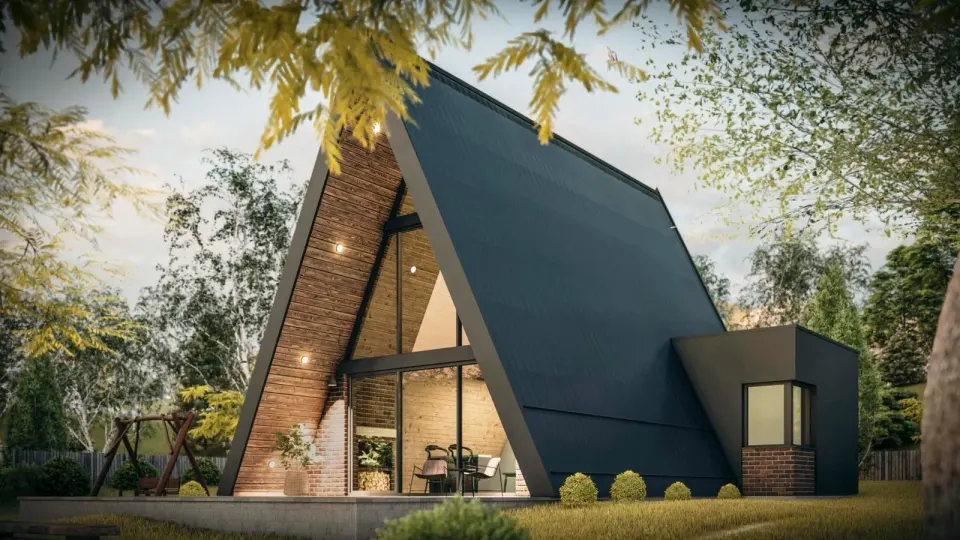 Montažna kuća A-FRAME, 70 m², Montažne kuće Šehić