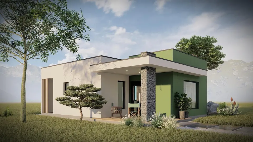 Montažna kuća Casa Verde, 54 m², Montažne kuće Šehić