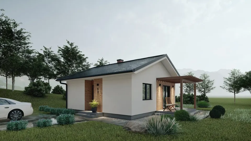 Montažna kuća DUO 62, 62 m², Montažne kuće Šehić