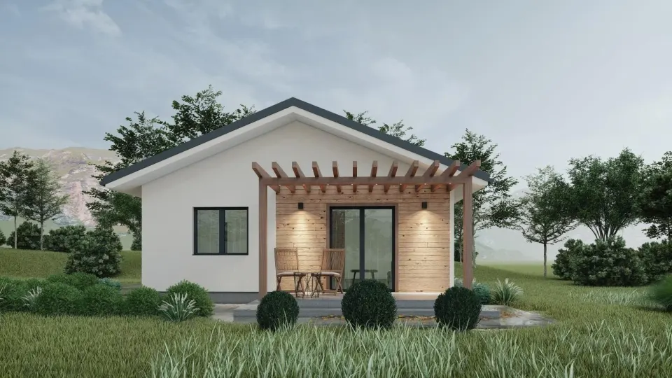 Montažna kuća DUO 62, 62 m², Montažne kuće Šehić