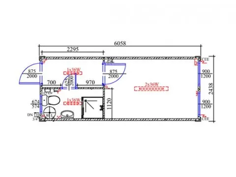 Montažna kuća Stambeni kontejner MB26, 15 m², MobilBox d.o.o.