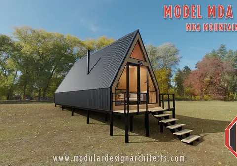 Montažna kuća MDA A40, 40 m², Modular Design Architects