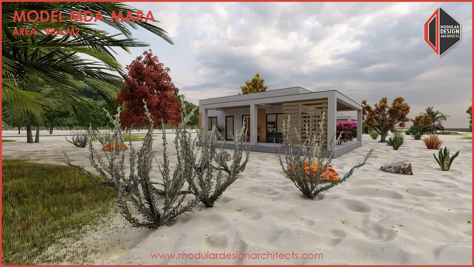 Montažna kuća MDA MARA, 99 m², Modular Design Architects
