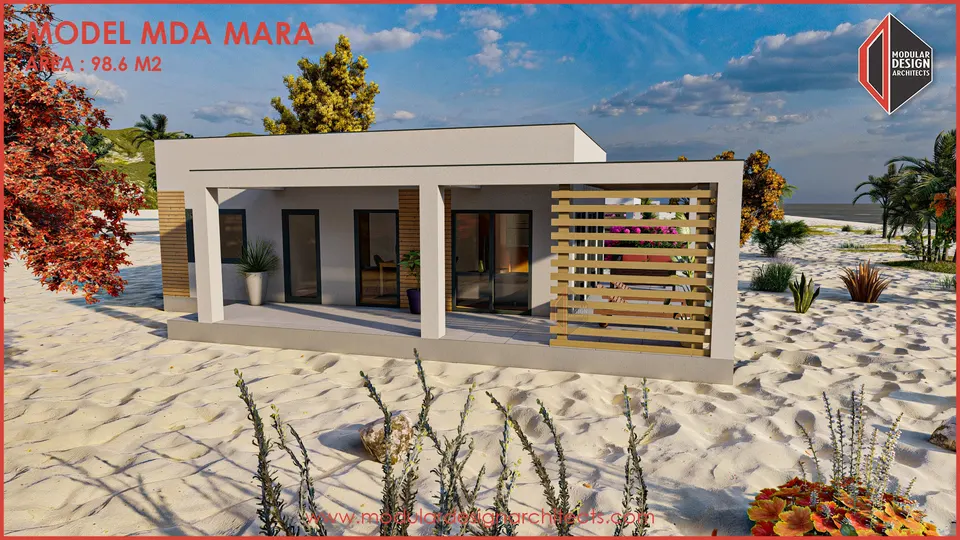 Montažna kuća MDA MARA, 99 m², Modular Design Architects
