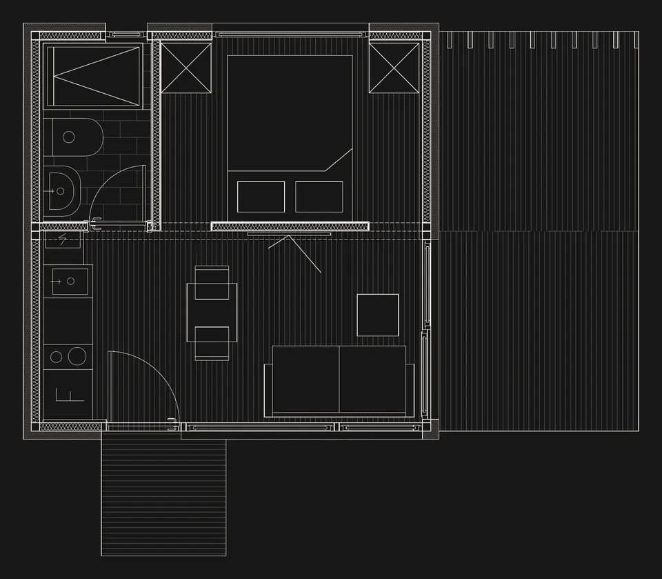 Osnova: Modular Houses M37, 37 m²