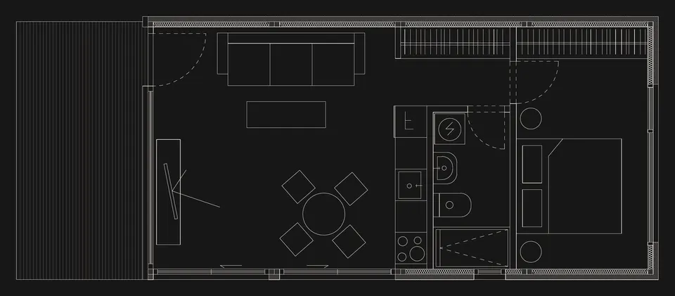 Osnova: Modular Houses M60, 60 m²